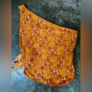 Vintage Y2K Fully Beaded Fairy Mermaid Top